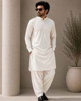 Wash & Wear Semi White