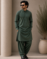Wash & Wear Dark Green