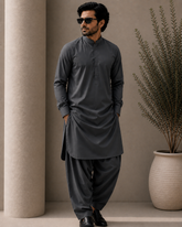 Wash & Wear Charcoal Grey