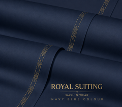 Wash & Wear Navy Blue Color