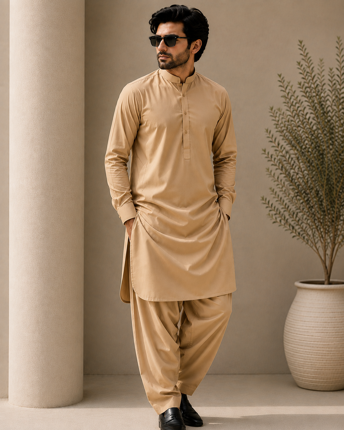Wash & Wear Camel Color